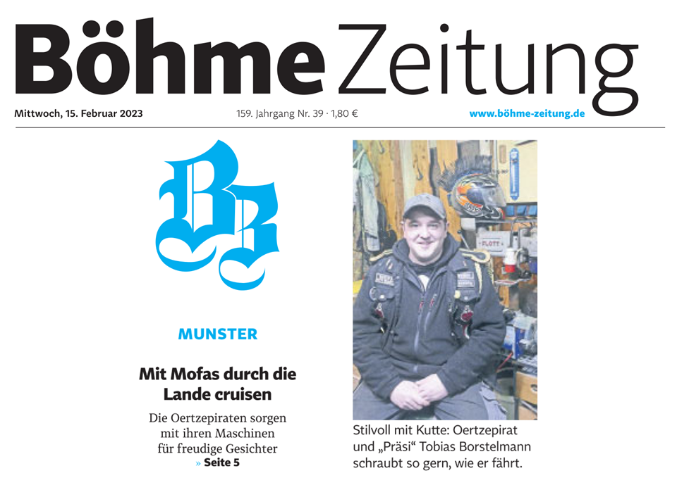 2023 02 15 Oertze Praten Titelseite BZ